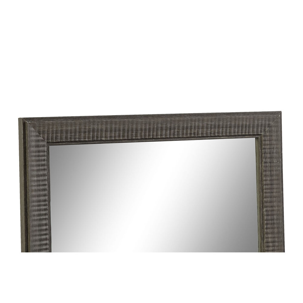 Väggspegel DKD Home Decor 36 x 2 x 126 cm Glas Naturell Grå Brun Vit polystyren (4 Delar) - 4