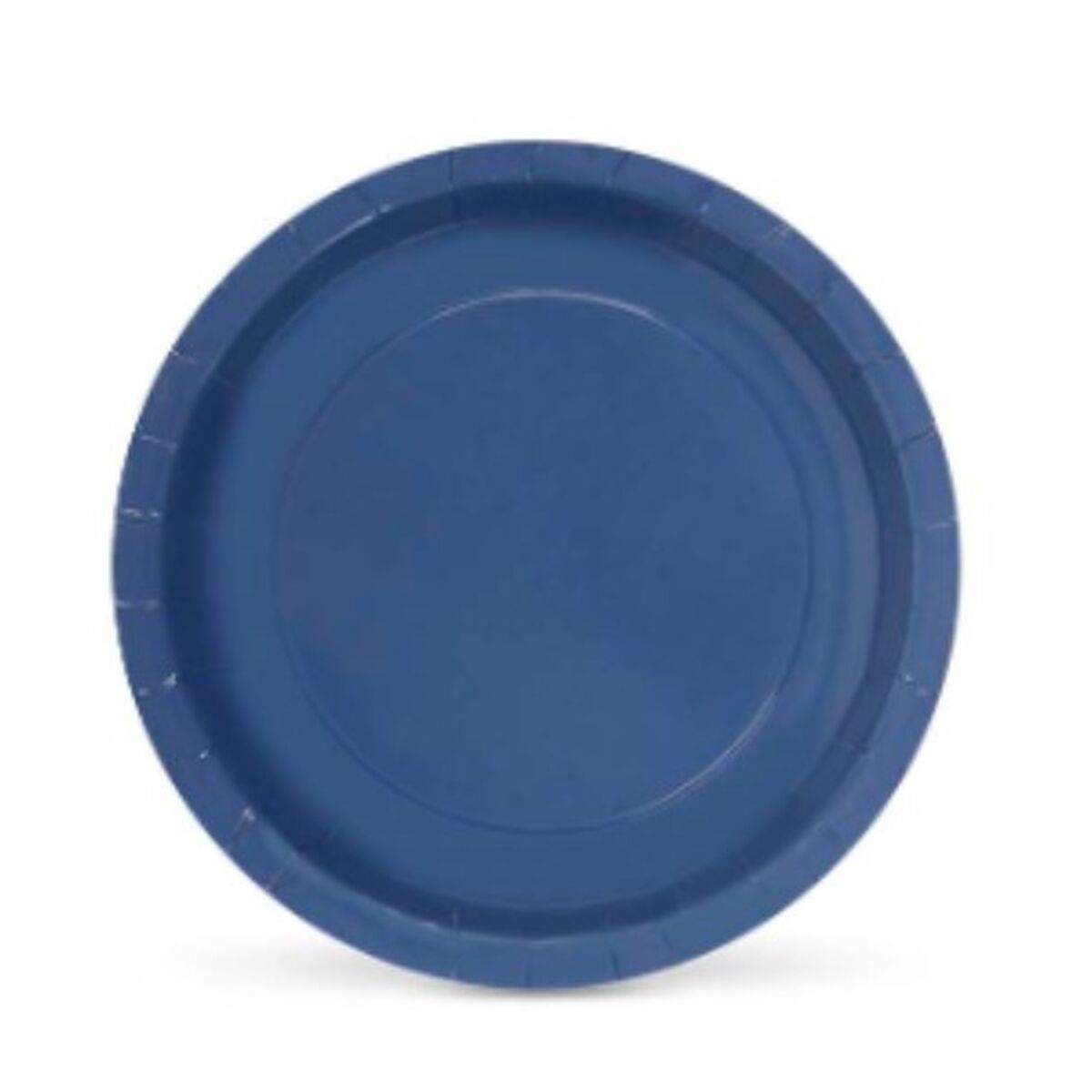Tallriksset Algon Rund Papp Engångsanvändning Blå 10 antal 20 x 20 x 1,5 cm
