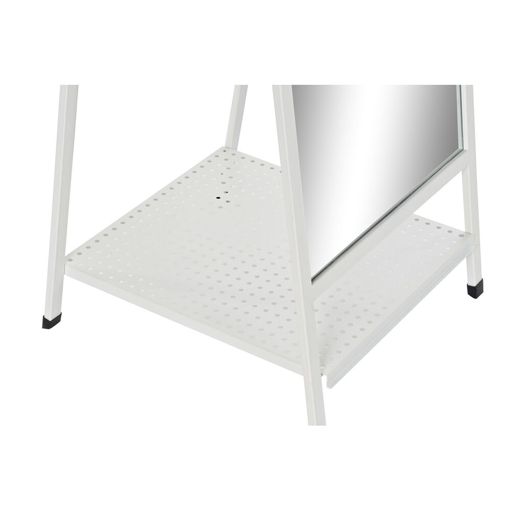 Fristående spegel DKD Home Decor Vit Metall Speglar Rektangulär 30 x 40 cm 39 x 40 x 160 cm - 8