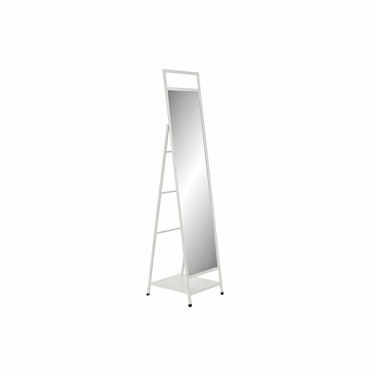 Fristående spegel DKD Home Decor Vit Metall Speglar Rektangulär 30 x 40 cm 39 x 40 x 160 cm - 9