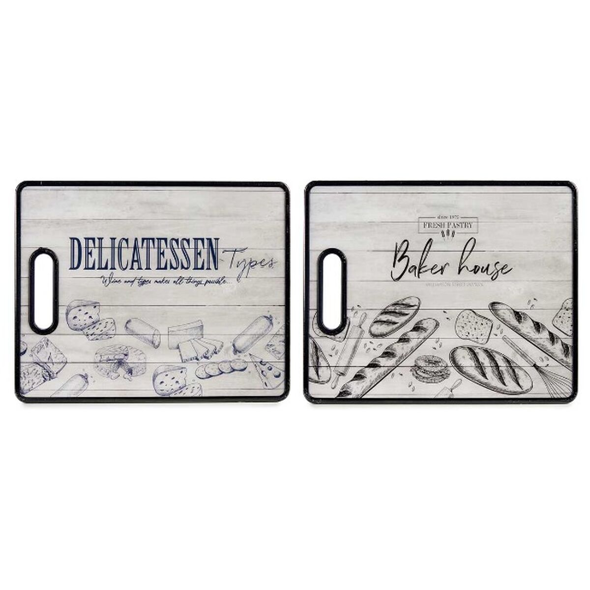 Skärbräda Vit polypropen 30,5 x 1 x 38 cm (12 antal) - 2