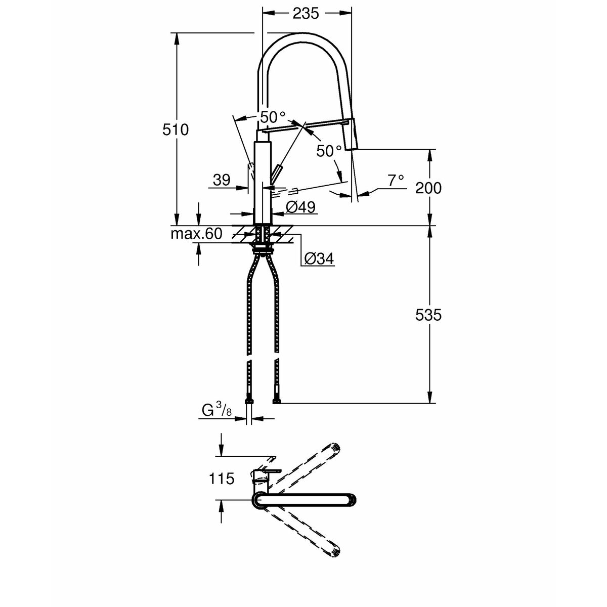 Blandare Grohe - 2