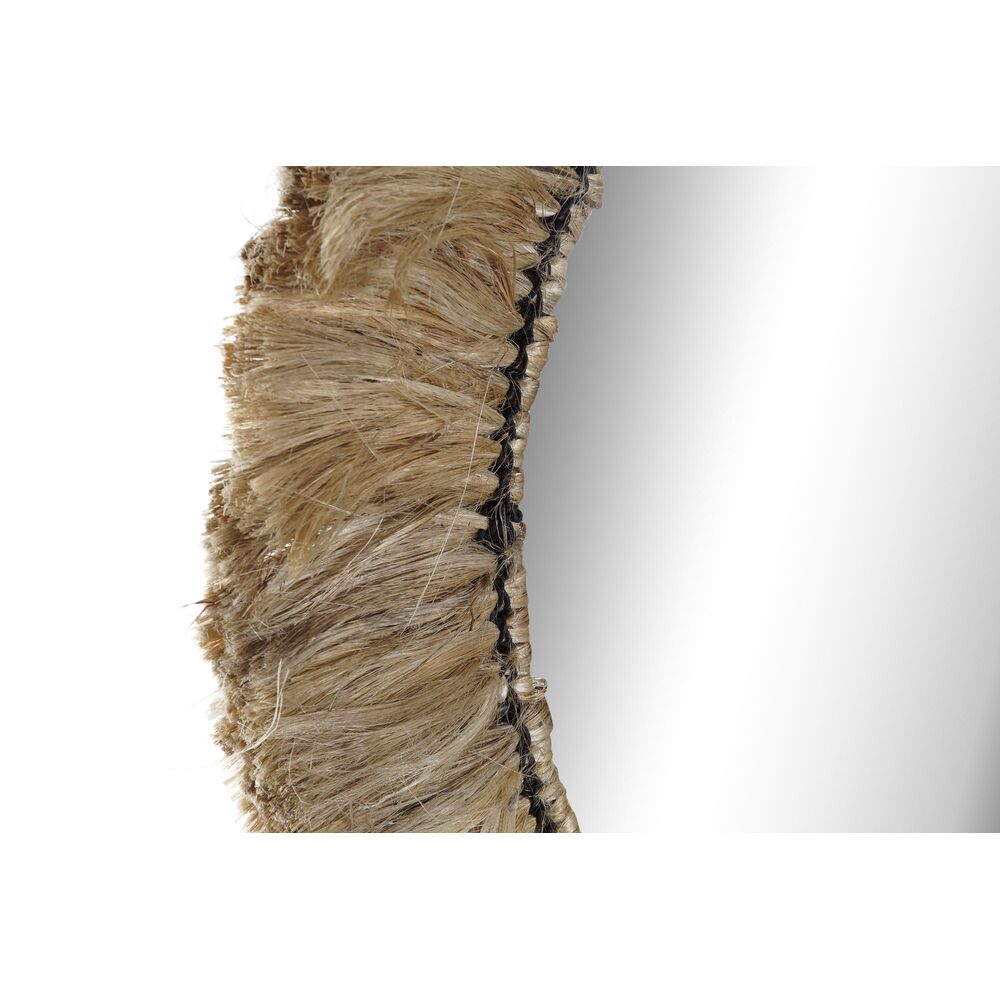 Väggspegel DKD Home Decor Glas Naturell Jute (52 x 3 x 52 cm) - 2
