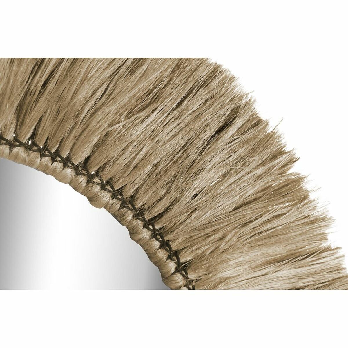 Väggspegel DKD Home Decor Glas Naturell Jute (52 x 3 x 52 cm) - 6