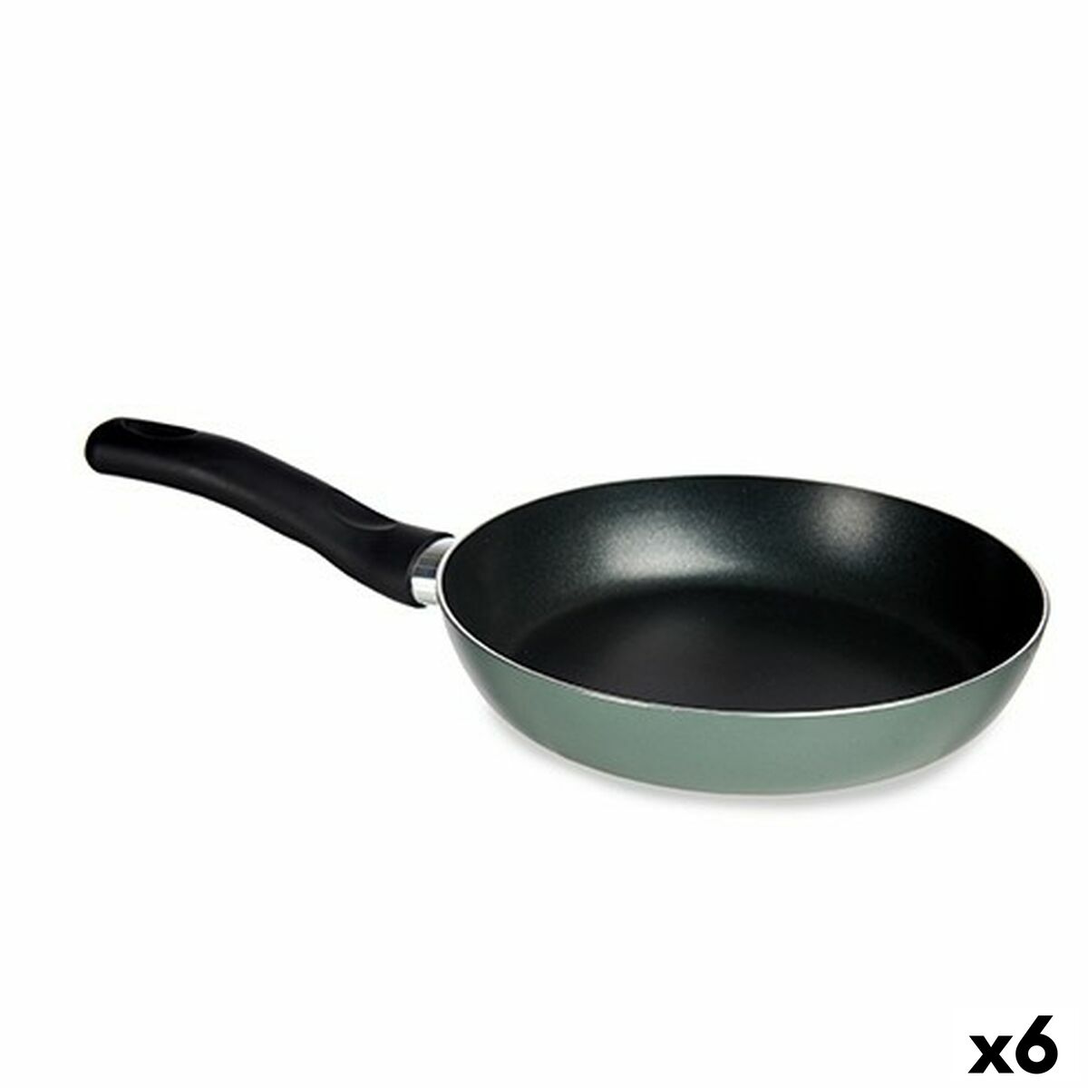 Stekpanna 30 cm Grön Aluminium (6 antal)