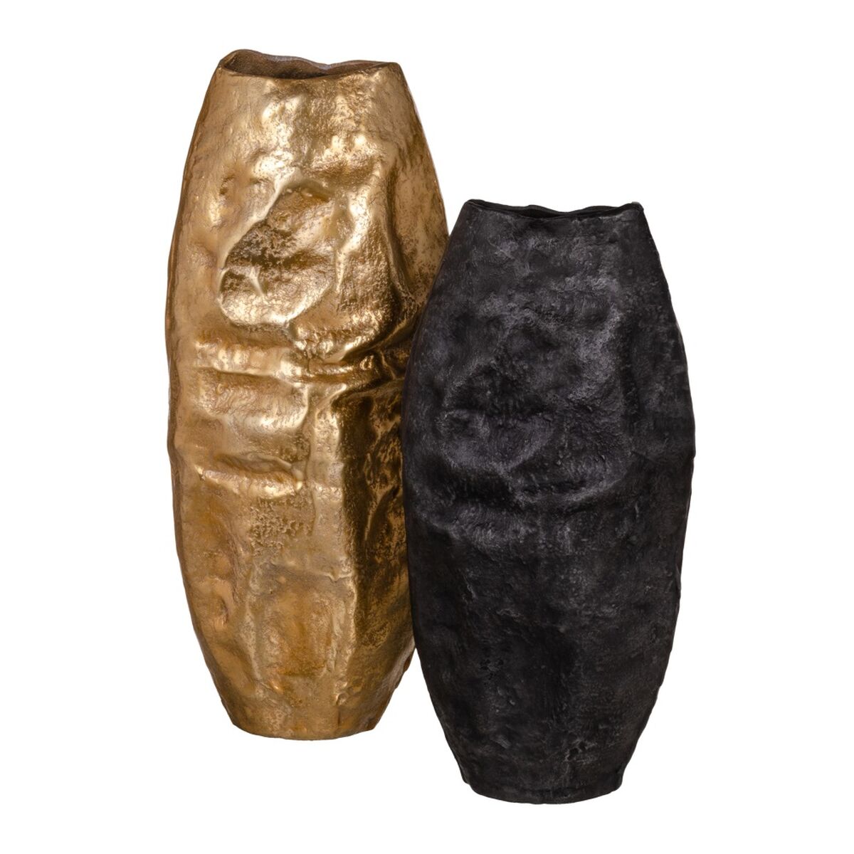 Vas 24 x 19 x 54,5 cm Gyllene Aluminium - 4