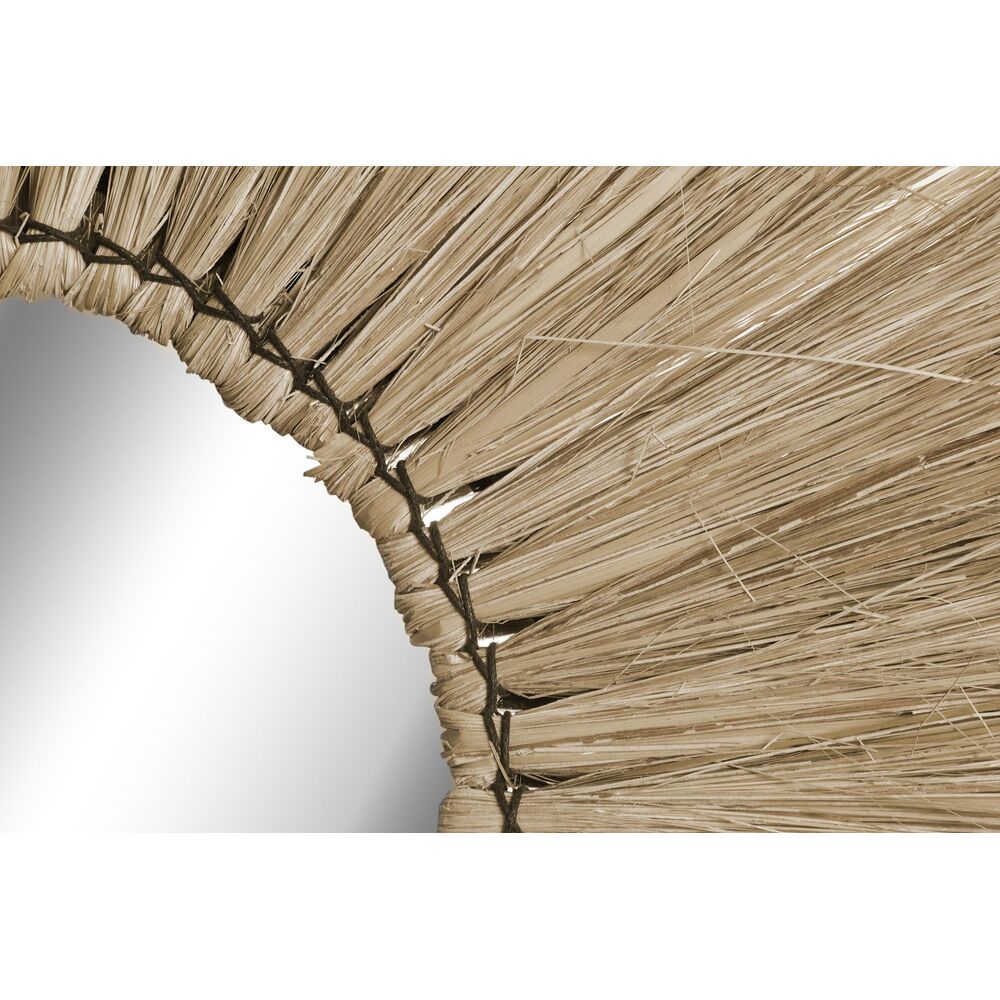 Väggspegel DKD Home Decor Glas Naturell Jute (45 x 3 x 45 cm) - 3
