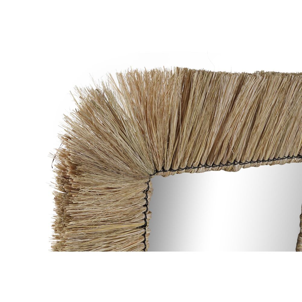 Väggspegel DKD Home Decor Glas Naturell Jute (55 x 3 x 55 cm) - 2