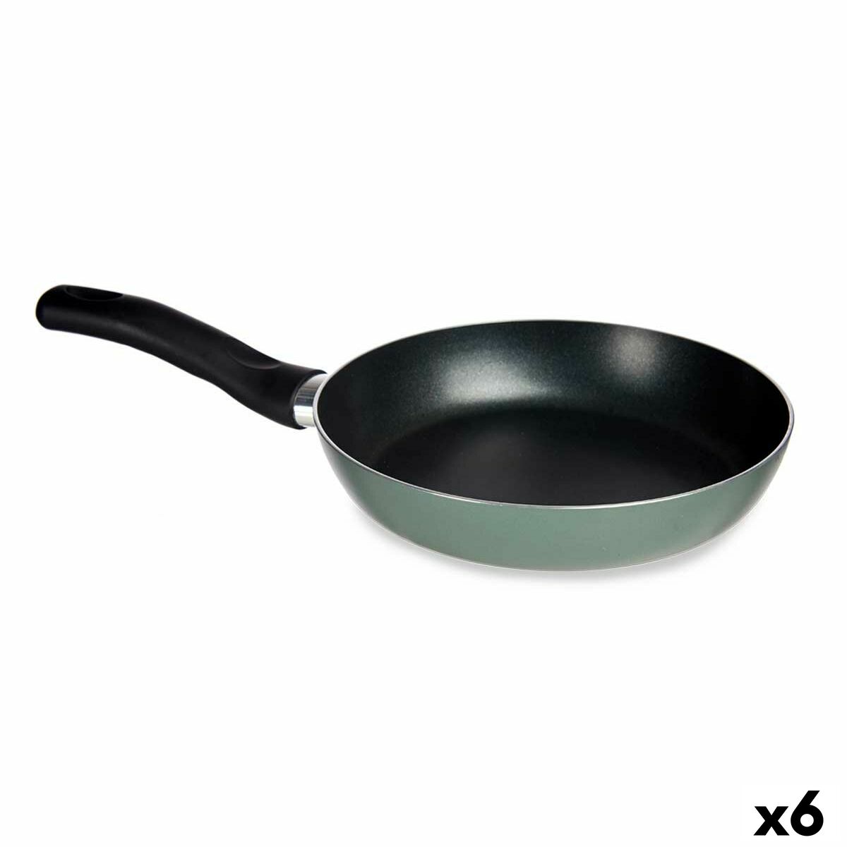 Stekpanna 28 cm Grön Aluminium (6 antal)