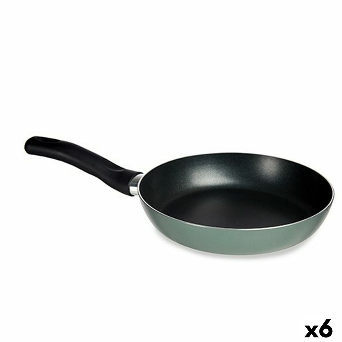 Stekpanna 26 cm Grön Aluminium (6 antal)