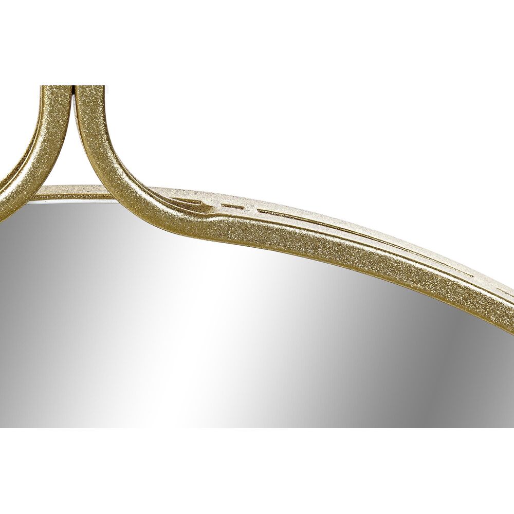 Väggspegel DKD Home Decor Speglar Gyllene Metall (72 x 2 x 91,5 cm) - 3