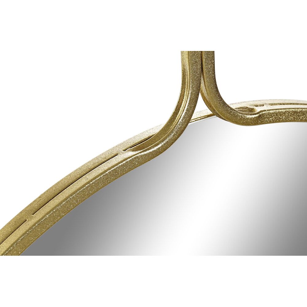 Väggspegel DKD Home Decor Speglar Gyllene Metall (72 x 2 x 91,5 cm) - 2