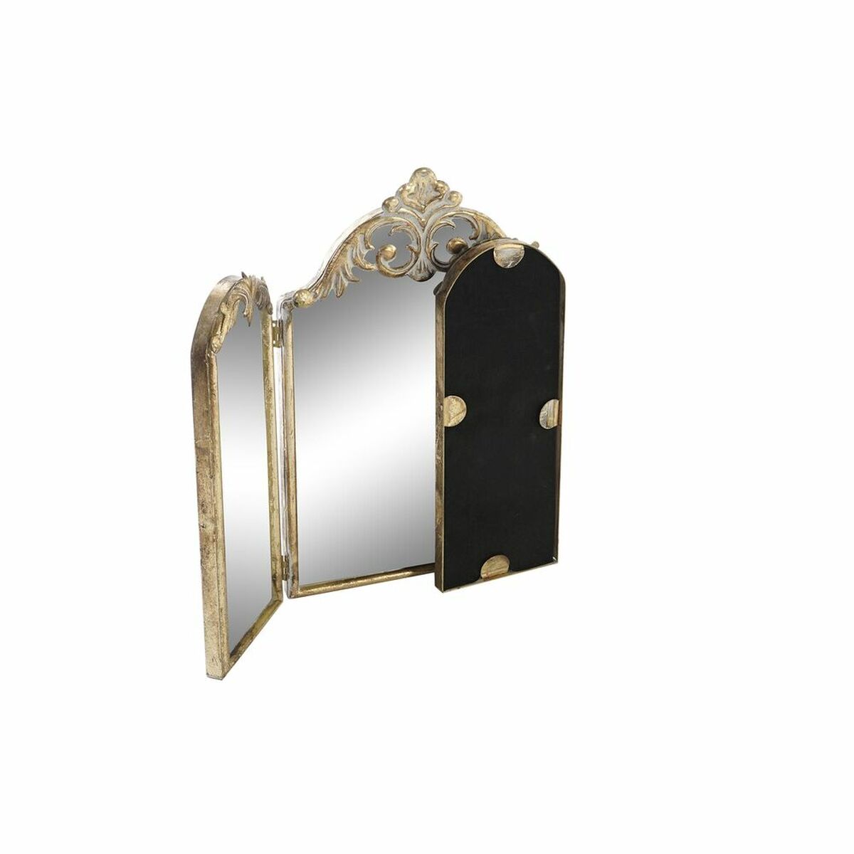 Väggspegel DKD Home Decor 43 x 2 x 35 cm Gyllene Metall Romantisk - 8