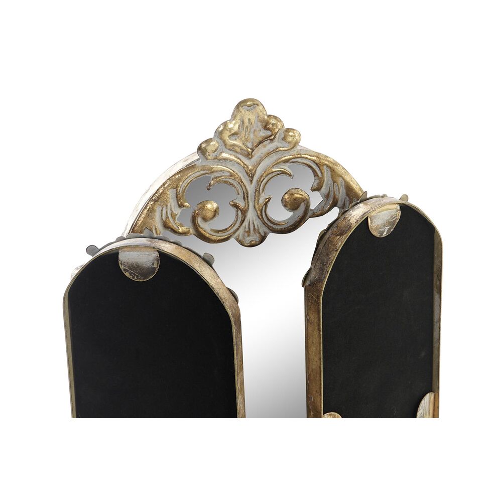 Väggspegel DKD Home Decor 43 x 2 x 35 cm Gyllene Metall Romantisk - 3