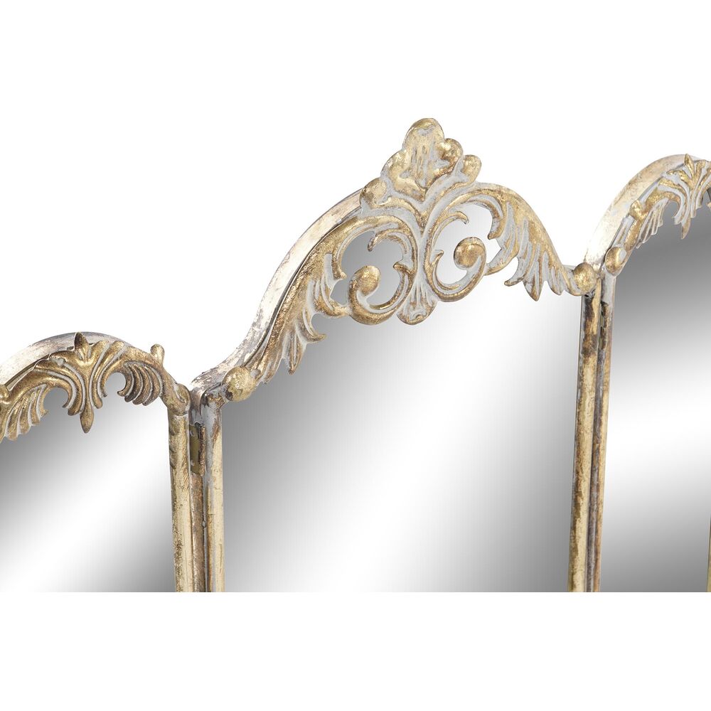Väggspegel DKD Home Decor 43 x 2 x 35 cm Gyllene Metall Romantisk - 2