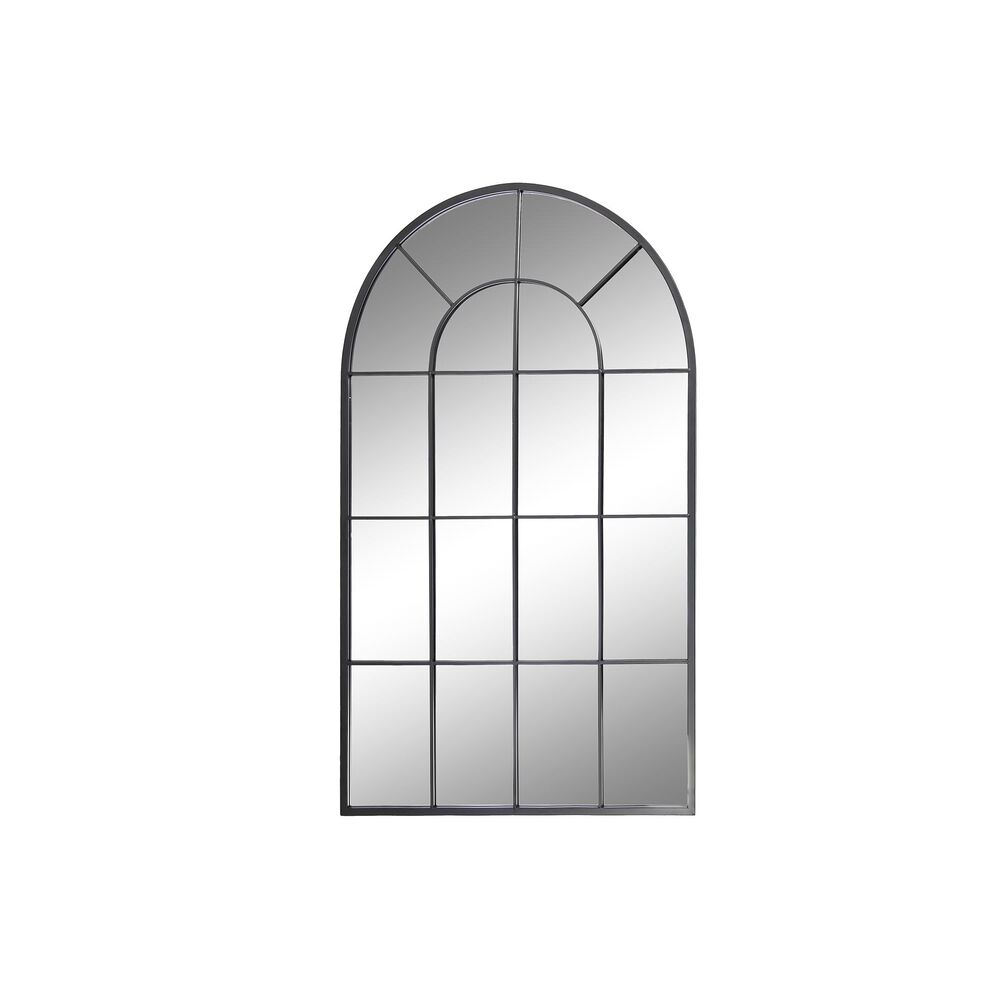 Väggspegel DKD Home Decor Svart Glas Järn Speglar Fönster 70 x 2,5 x 120 cm 70 x 1,8 x 120 cm