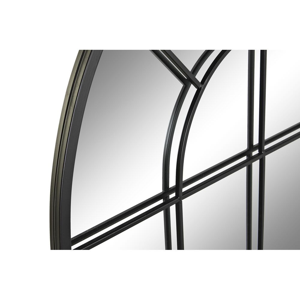 Väggspegel DKD Home Decor Svart Glas Järn Speglar Fönster 70 x 2,5 x 120 cm 70 x 1,8 x 120 cm - 2