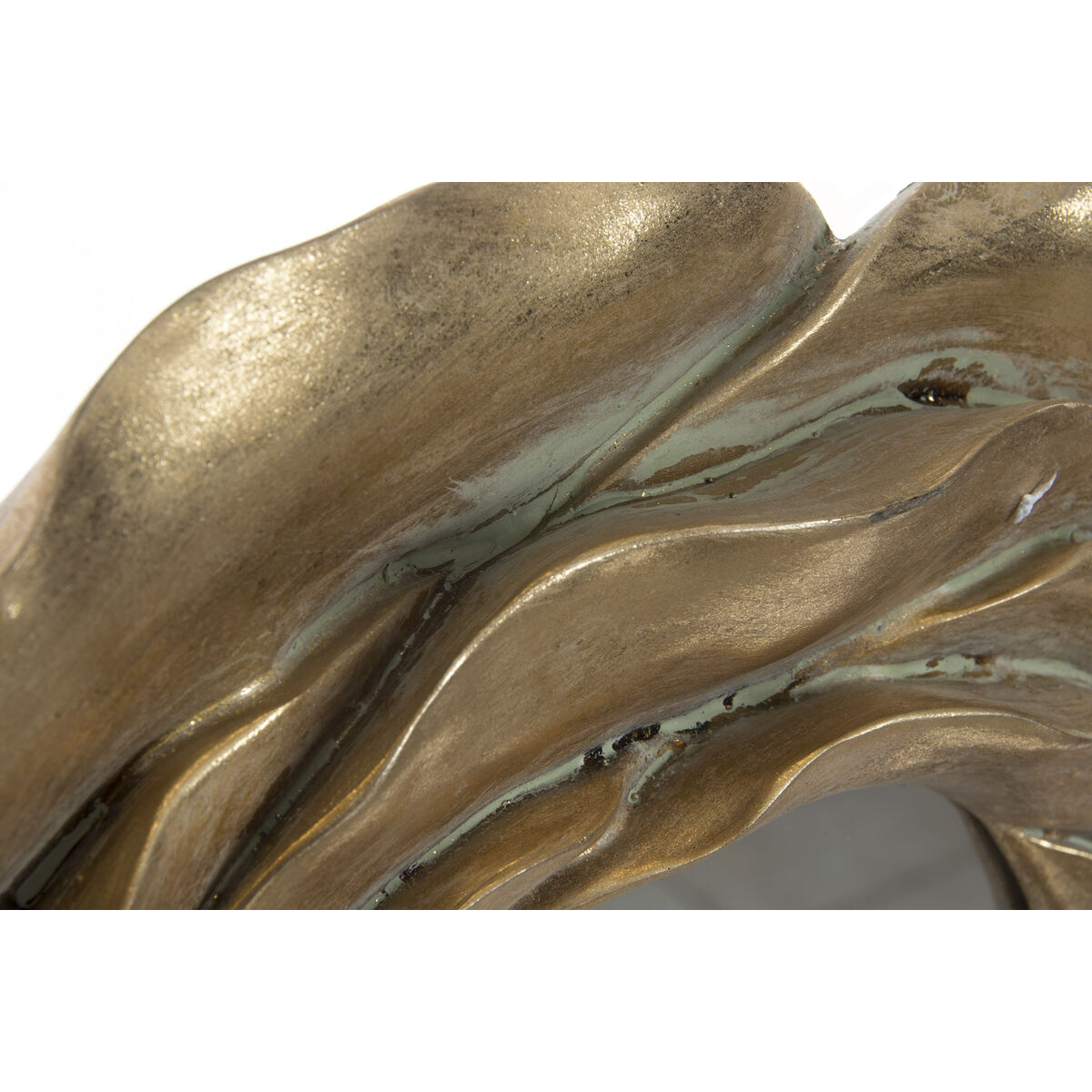 Väggspegel DKD Home Decor Speglar Gyllene Harts (41 x 5 x 41 cm) - 2