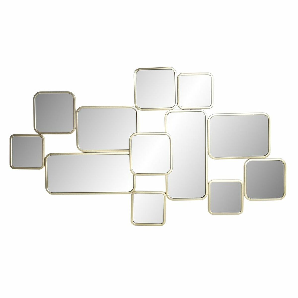 Väggspegel DKD Home Decor Gyllene Metall (97,5 x 2,5 x 56 cm) - 4