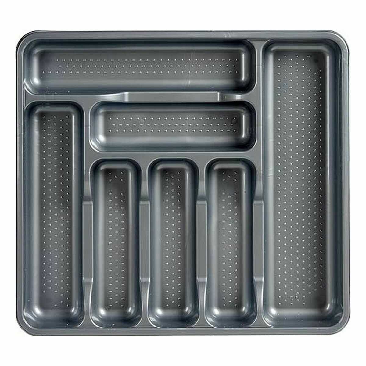 Besticks-sortering Grå Plast 39 x 5 x 42,5 cm (15 antal) - 2