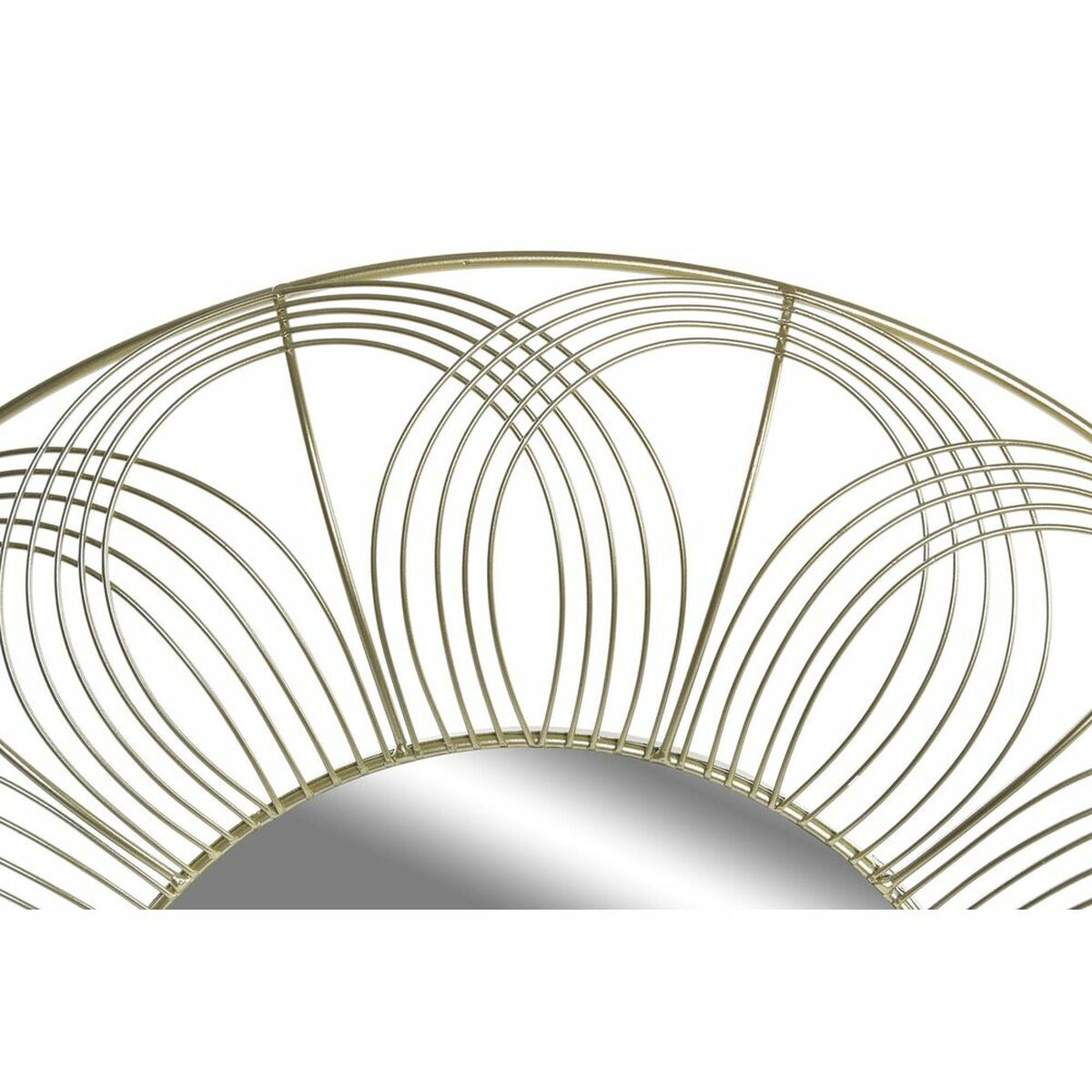 Väggspegel DKD Home Decor Gyllene Metall (60 x 4 x 60 cm) - 6