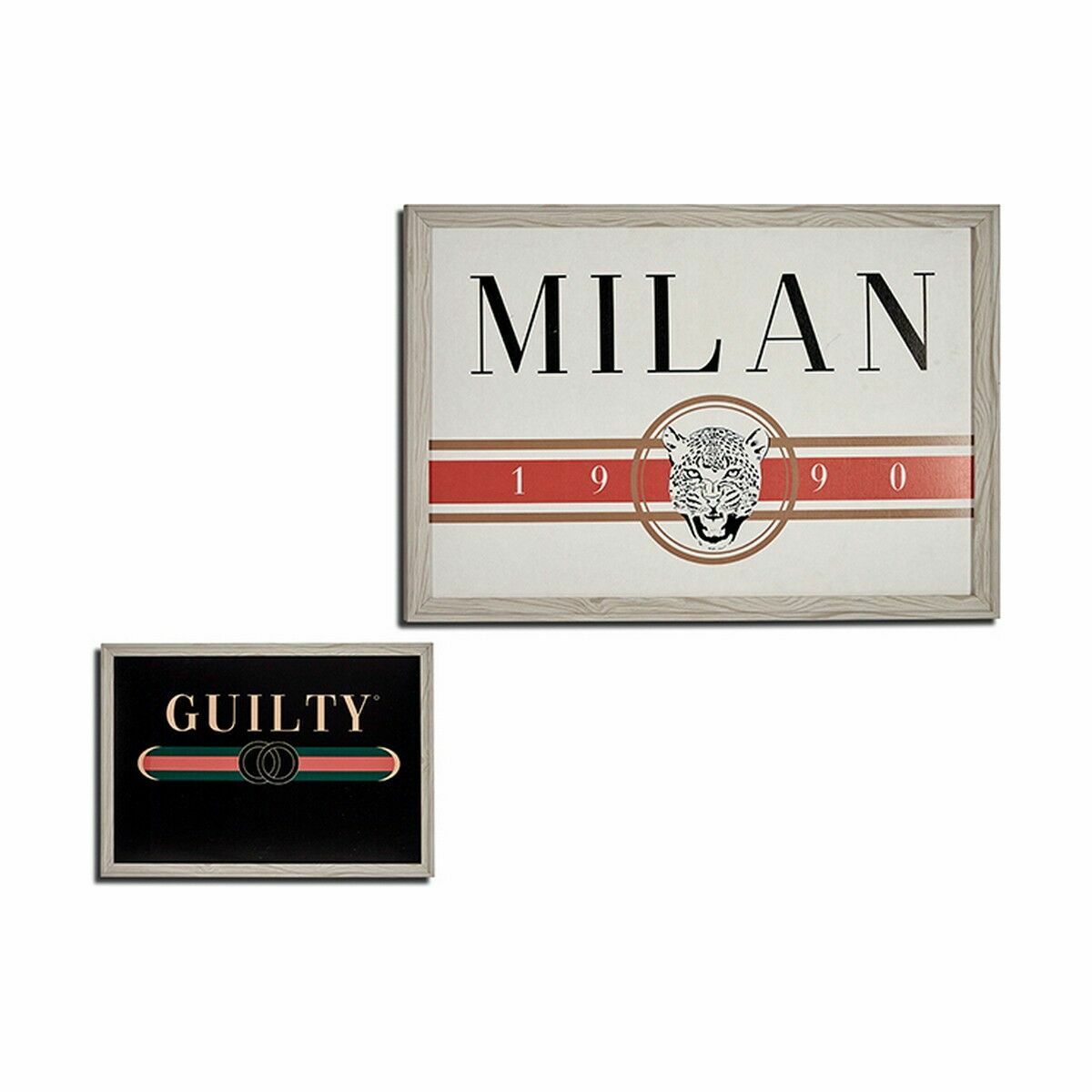 Tavla GUILTY MILAN spånskiva 46 x 2 x 66 cm (6 antal) - 2