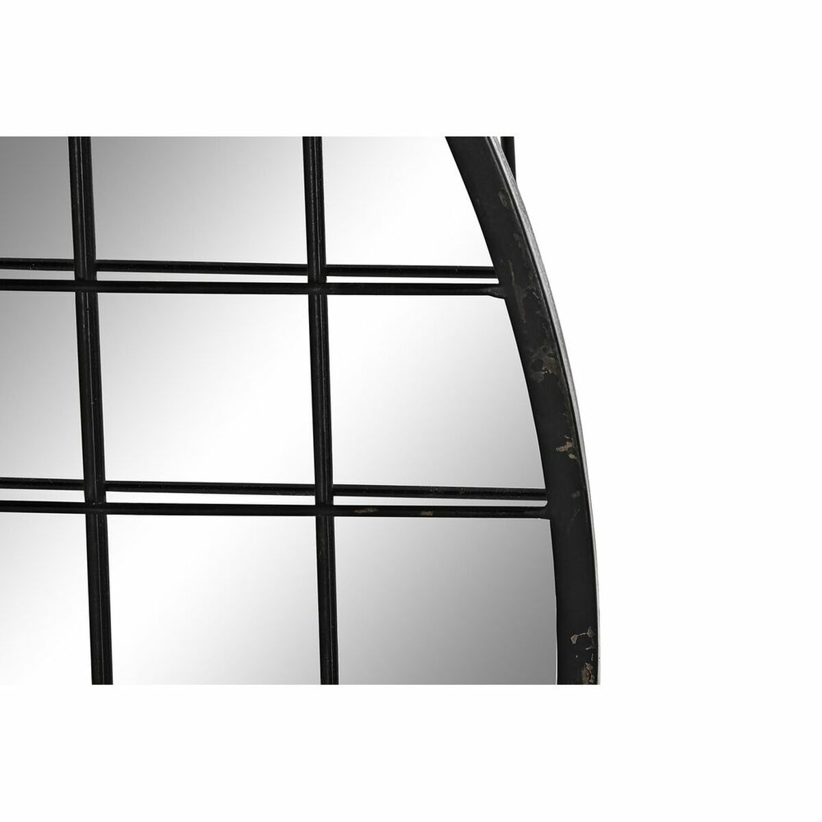 Väggspegel DKD Home Decor Svart Metall (47,5 x 2,3 x 70 cm) - 6