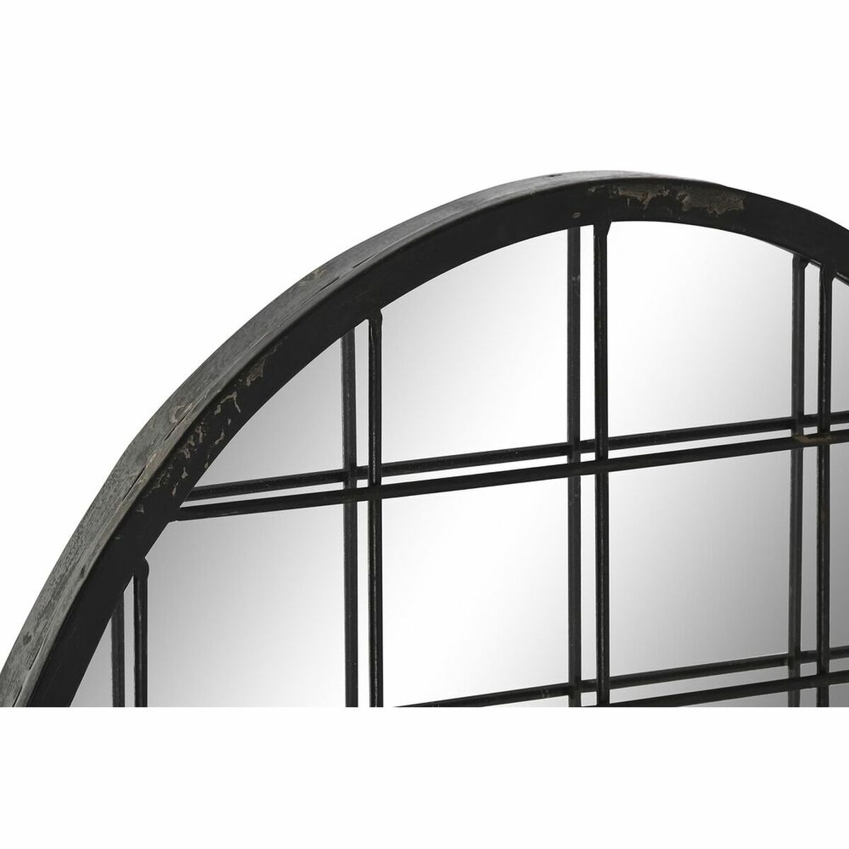 Väggspegel DKD Home Decor Svart Metall (47,5 x 2,3 x 70 cm) - 5