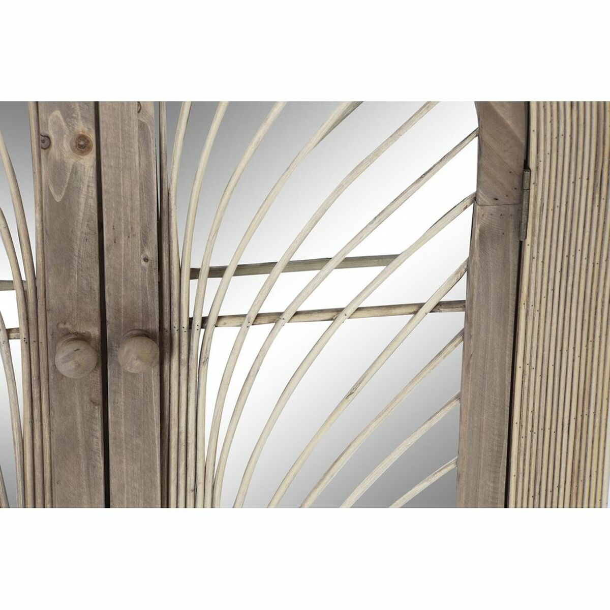 Väggspegel DKD Home Decor Naturell Brun Rattan (61 x 4 x 84 cm) (61 x 5 x 85 cm) - 8