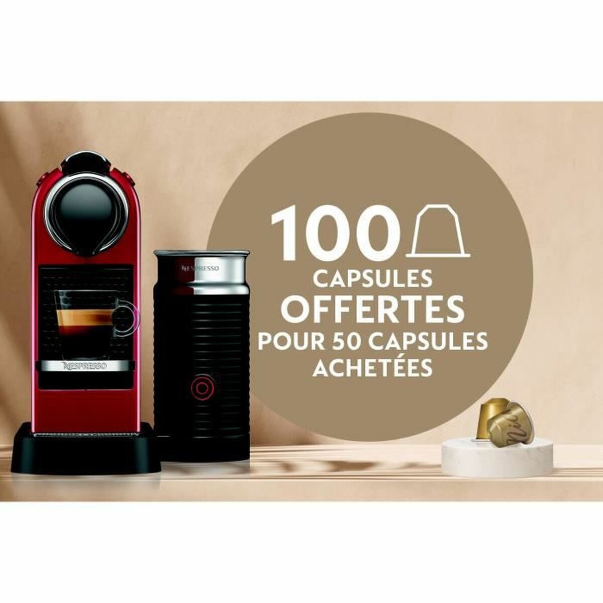 Kaffekapslar Krups NESPRESSO CITIZ & MILK Machine 1260 W 1 L - 2
