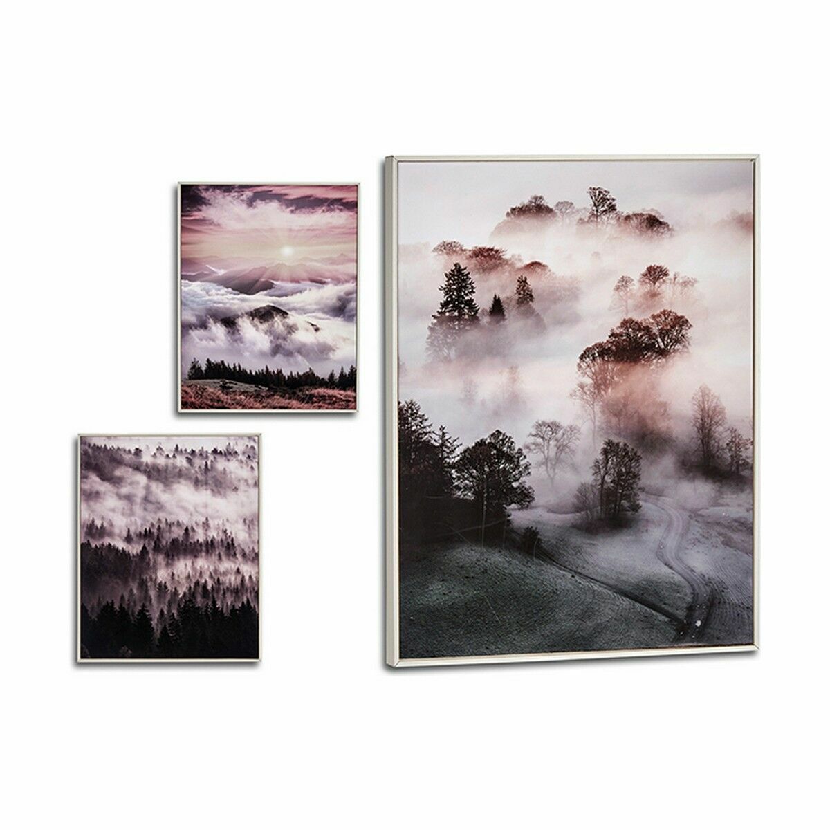 Tavla Landskap spånskiva 41,2 x 51,5 x 2 cm (6 antal) - 2