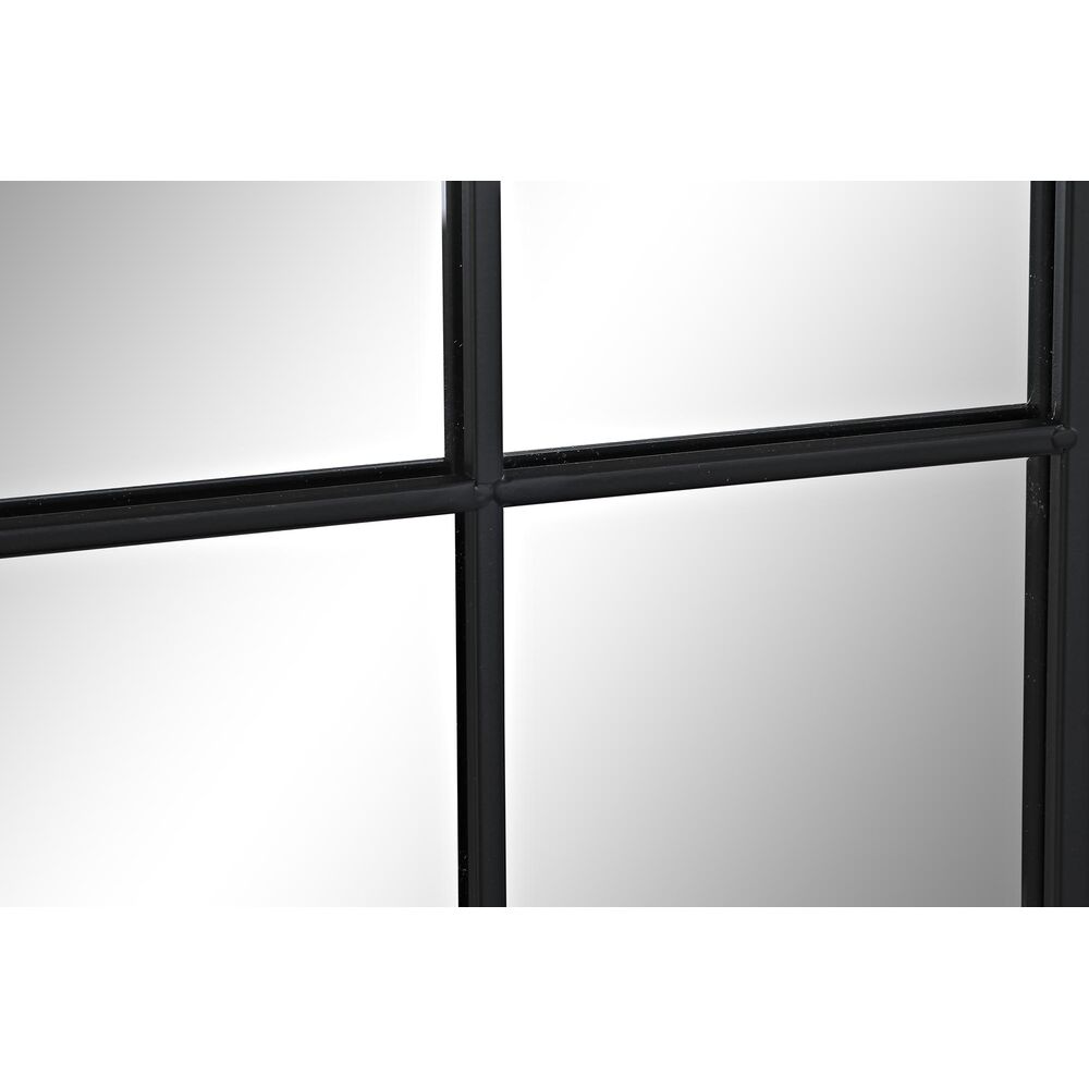 Väggspegel DKD Home Decor Svart Glas Järn 90 x 3 x 90 cm - 2