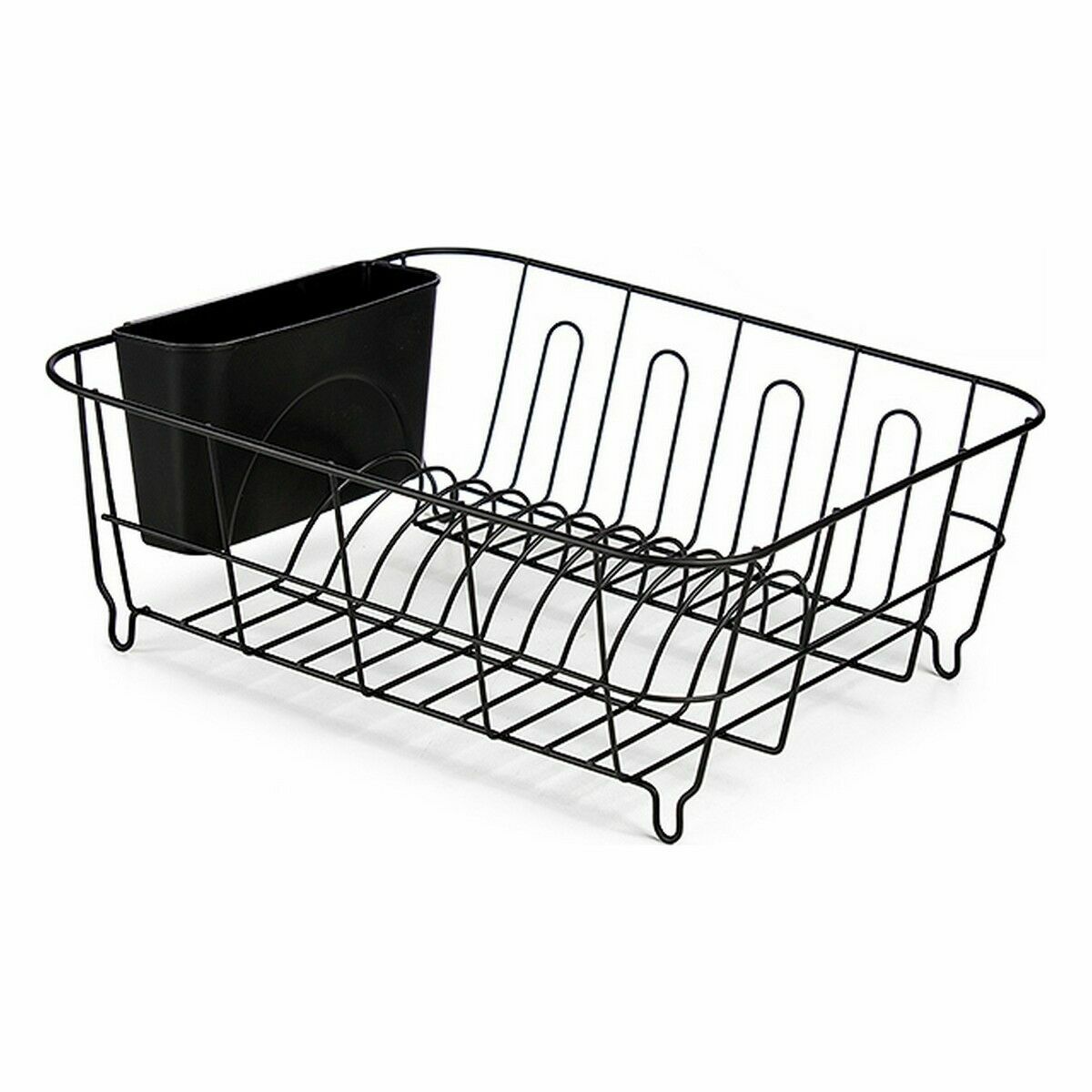 Torkställ Svart Stål 33,5 x 13,8 x 36,5 cm (8 antal) - 2