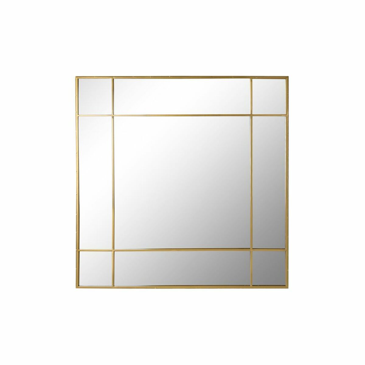 Väggspegel DKD Home Decor Gyllene Glas Järn 90 x 3 x 90 cm