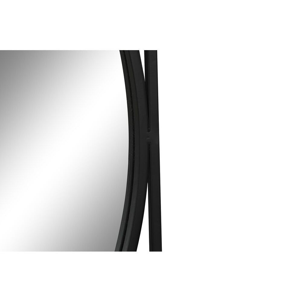 Väggspegel DKD Home Decor Svart Glas Järn 85,5 x 3 x 85,5 cm 85,5 x 2 x 85,5 cm - 2