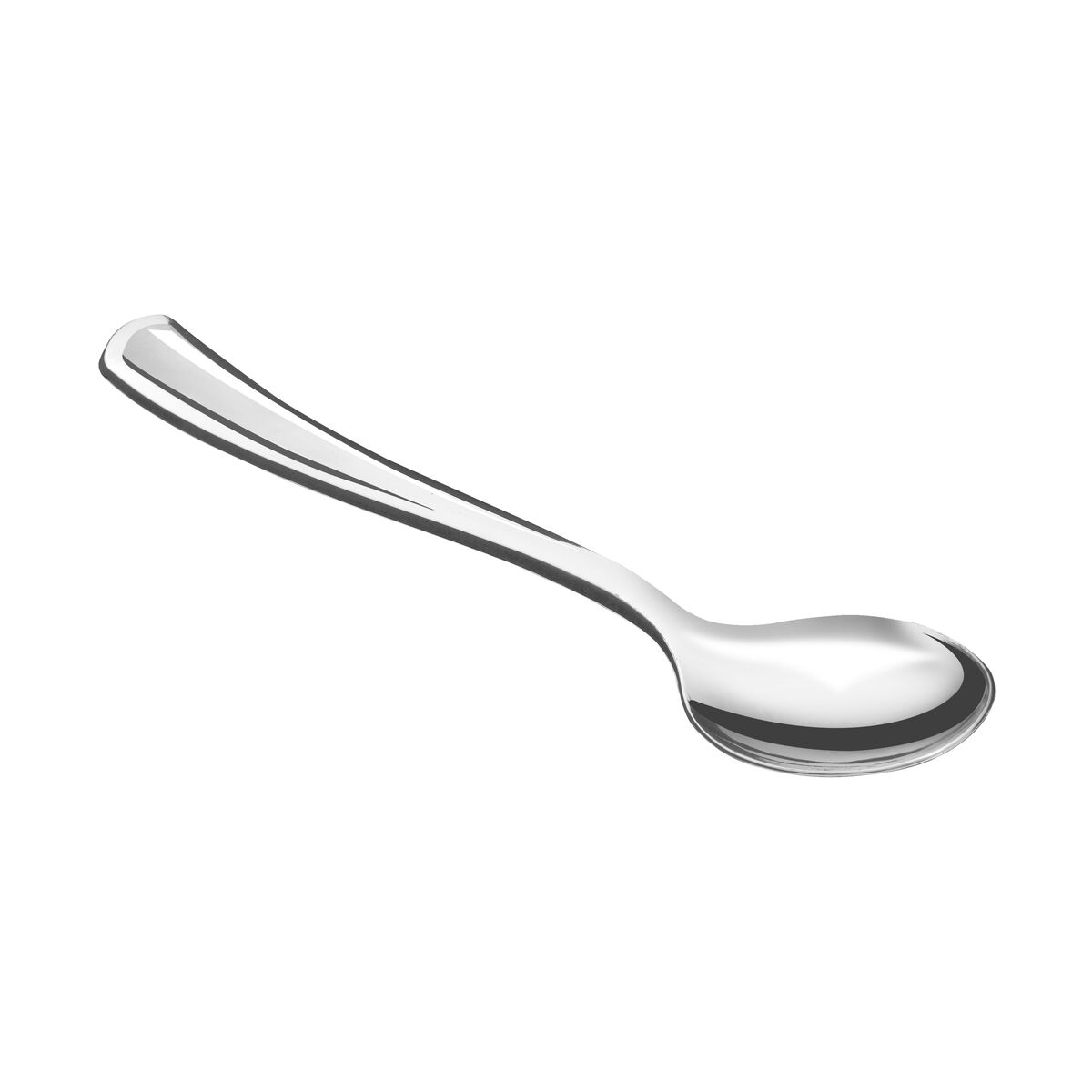 Set med skedar Algon Silvrig Återanvändningsbar 17 cm 10 antal