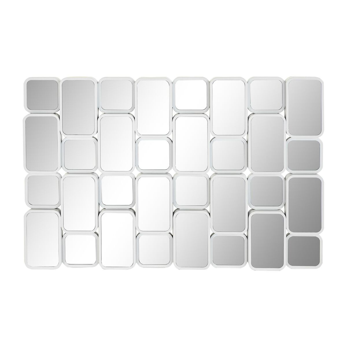 Väggspegel DKD Home Decor Champagne Glas Gyllene polypropen 90 x 4 x 60 cm Modern (2 antal)