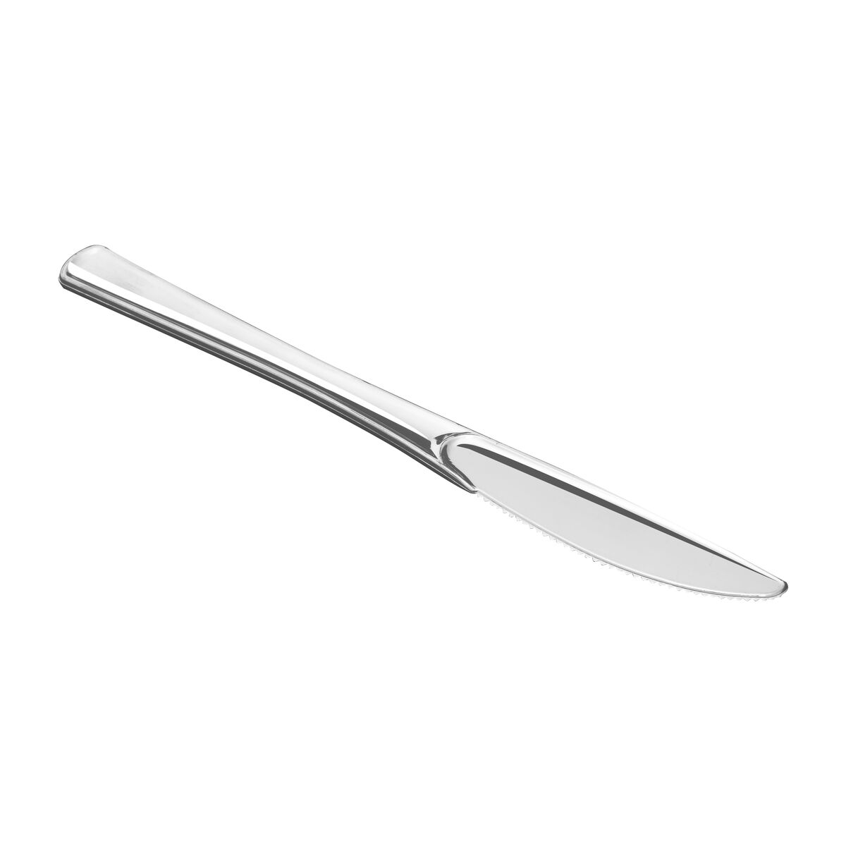 Knivset Algon Silvrig Återanvändningsbar 20 cm 10 antal