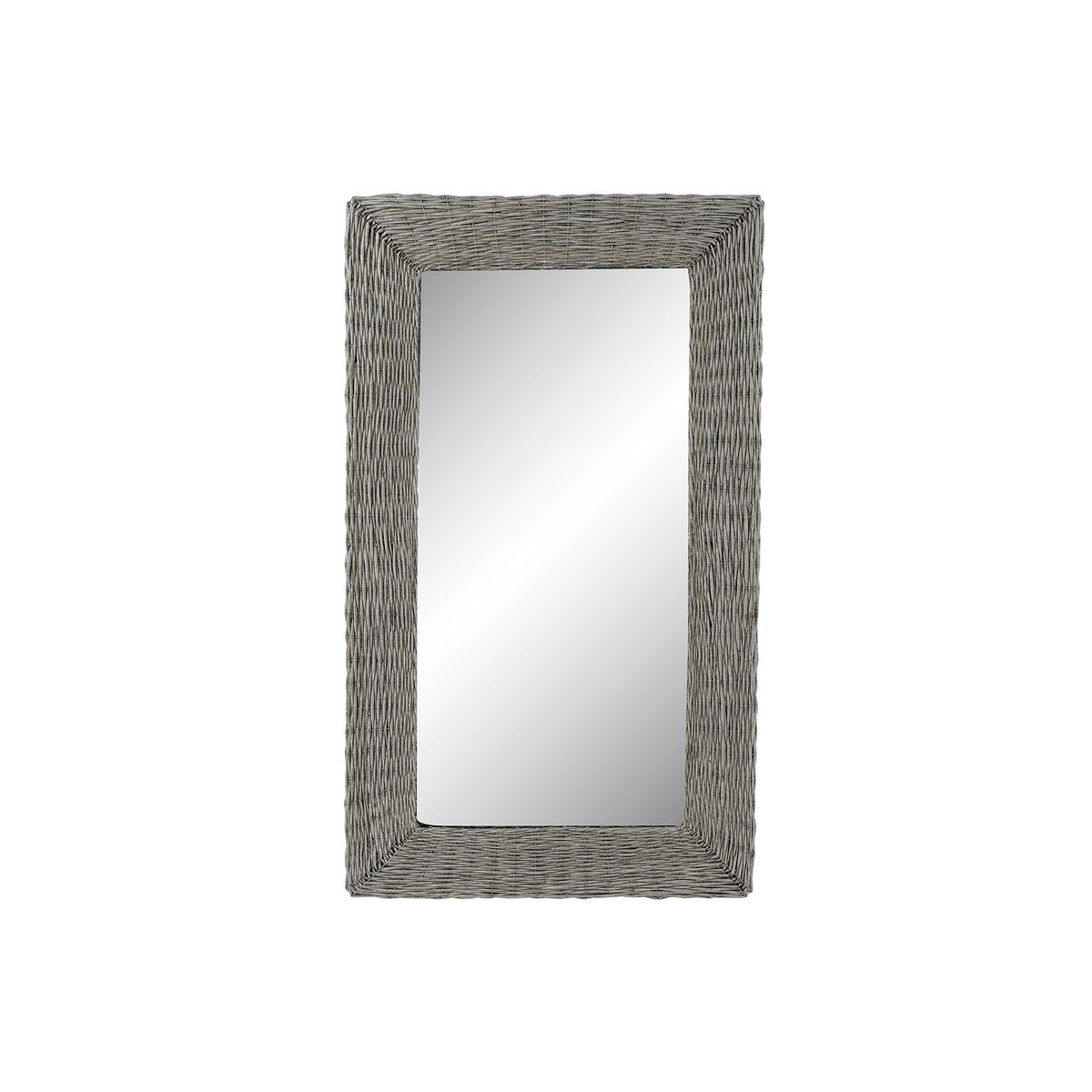Väggspegel DKD Home Decor Speglar Grå vide Cottage (87 x 4 x 147 cm)