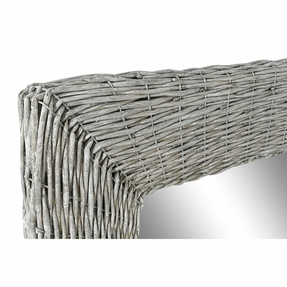Väggspegel DKD Home Decor Speglar Grå vide Cottage (87 x 4 x 147 cm) - 3