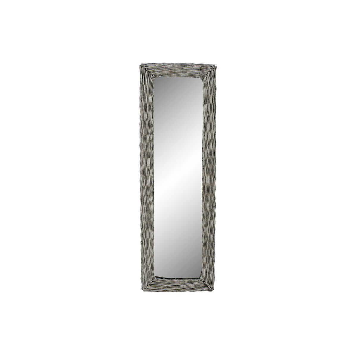 Väggspegel DKD Home Decor Speglar Grå vide Cottage (43 x 4 x 133 cm) (43 x 4 x 132 cm)