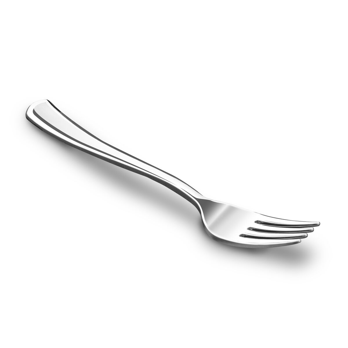 Gaffelset Algon Silvrig Återanvändningsbar 18,5 cm 10 antal