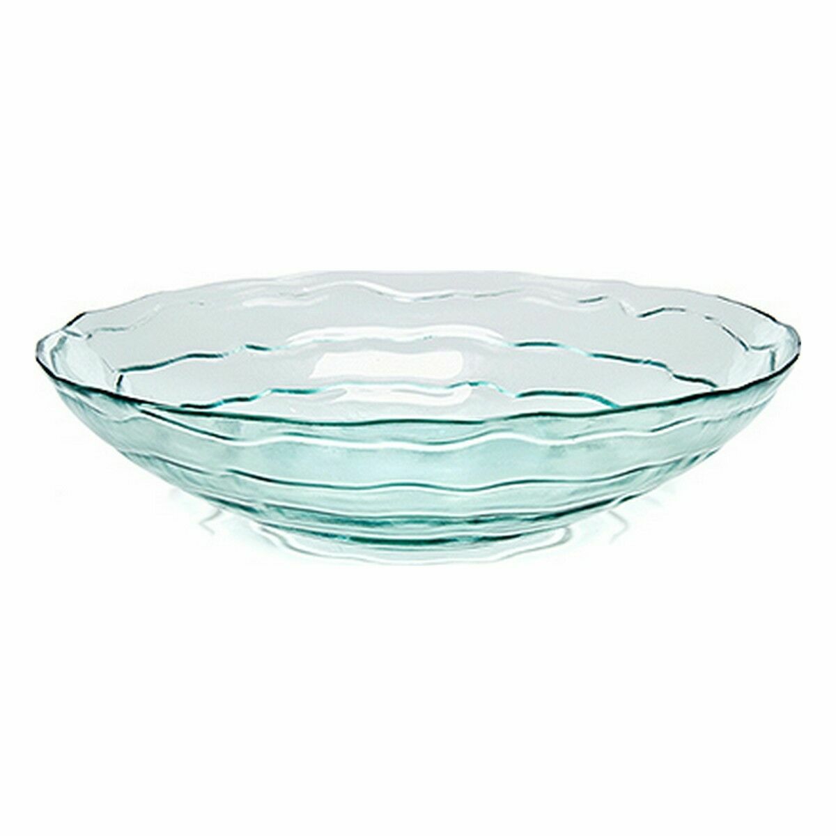 Bordsdekoration återvinningsglas Transparent 39 x 9,5 x 39 cm (2 antal) - 2