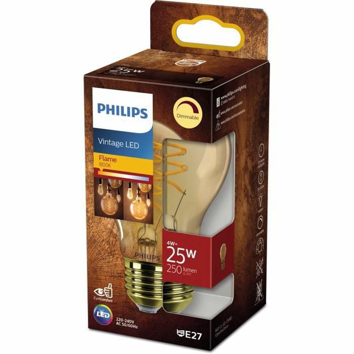 LED-lampa Philips Bombilla (regulable) 25 W