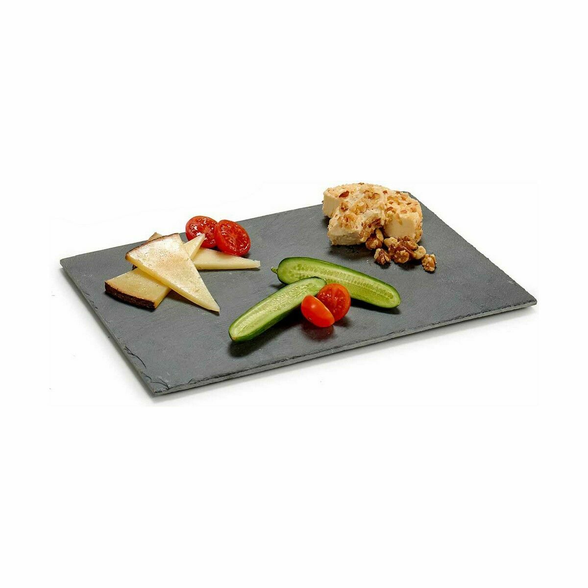 Snacksbricka Svart Skiffer 30 x 0,5 x 20 cm (24 antal) - 2