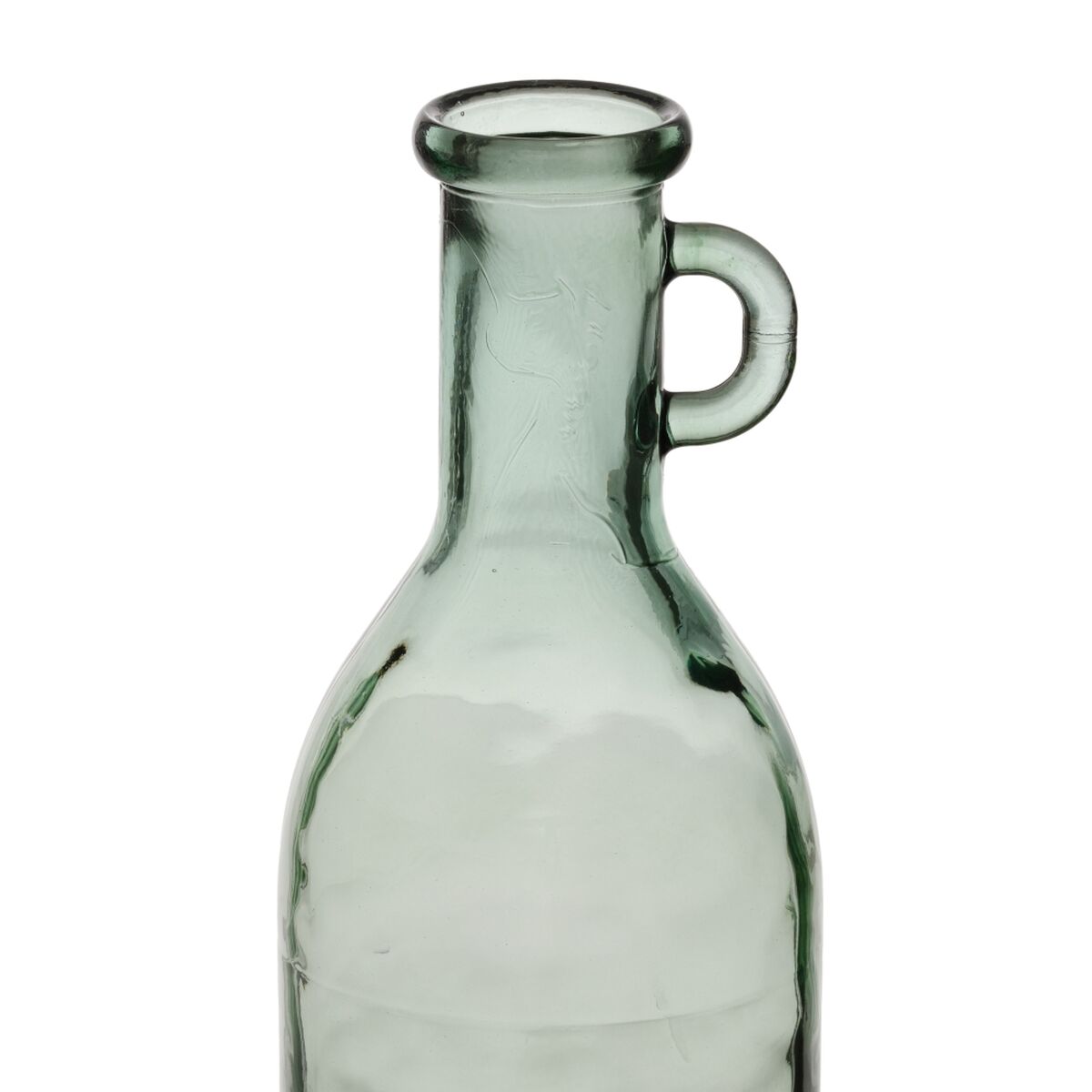 Flaska 18 x 18 x 75 cm återvinningsglas Grön - 3