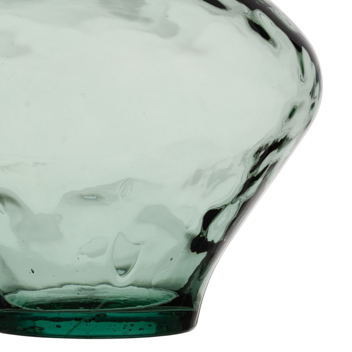 Vas 37 x 37 x 46 cm återvinningsglas Grön - 2