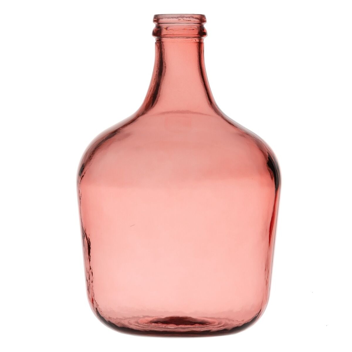 Dekorativ karaff Rosa återvinningsglas 27 x 27 x 42 cm