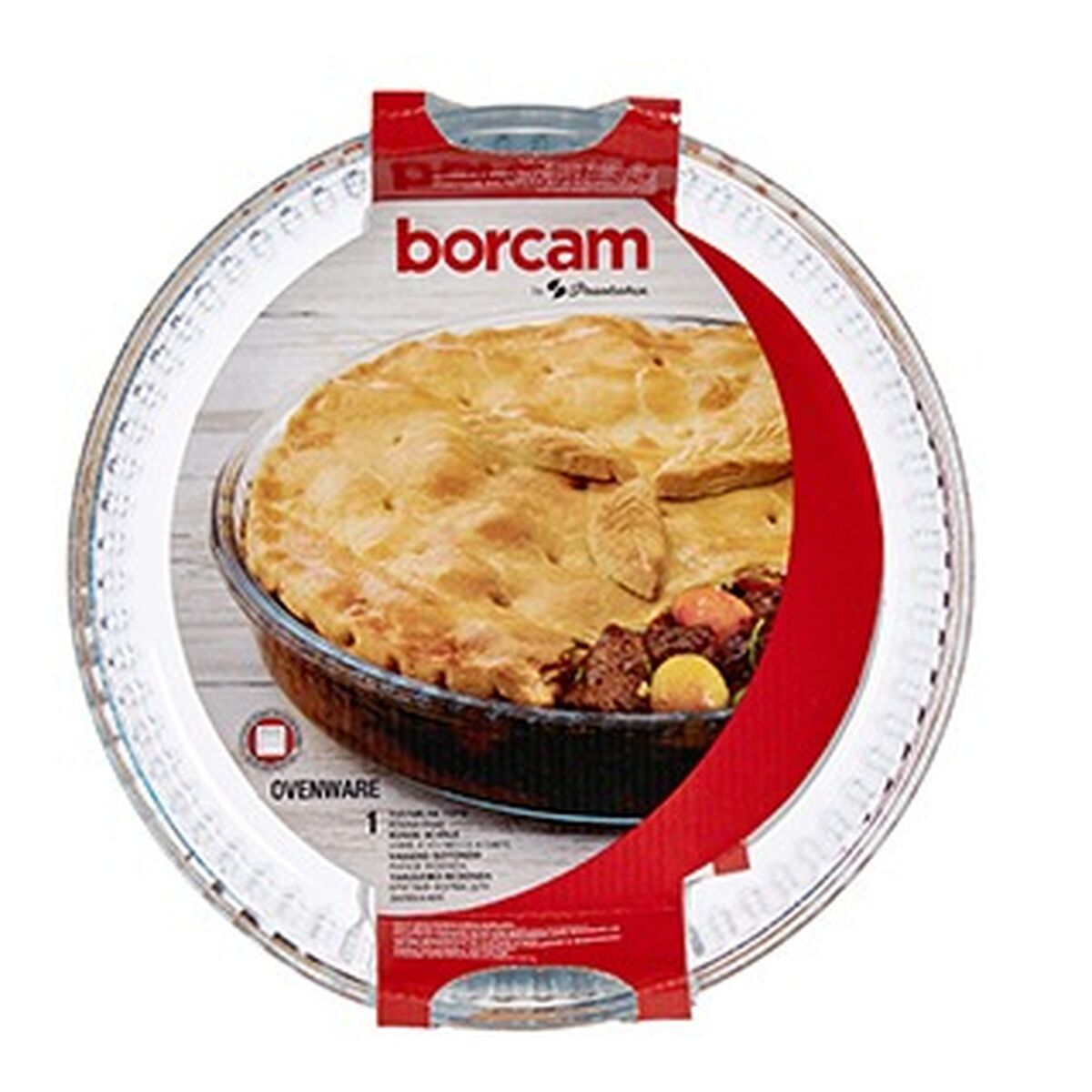 Ugnsplåt Borcam 1,72 L 26 x 4,5 x 26 cm (12 antal) - 2