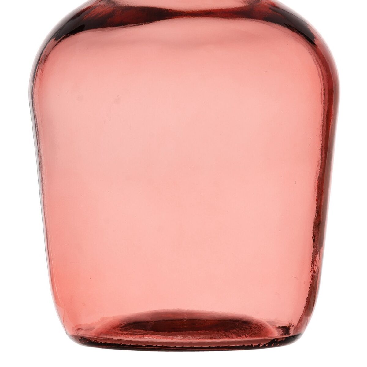 Dekorativ karaff Rosa återvinningsglas 18 x 18 x 30 cm - 2